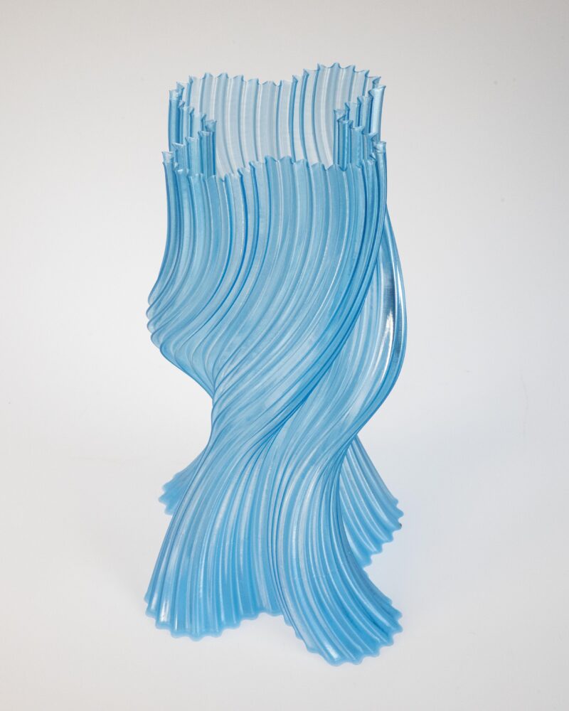 Dancing dress vase / blue ice - Image 5