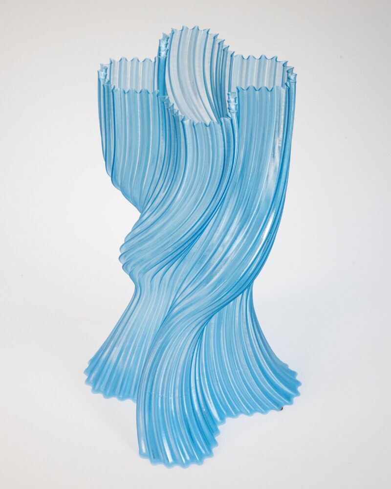 Dancing dress vase / blue ice - Image 6